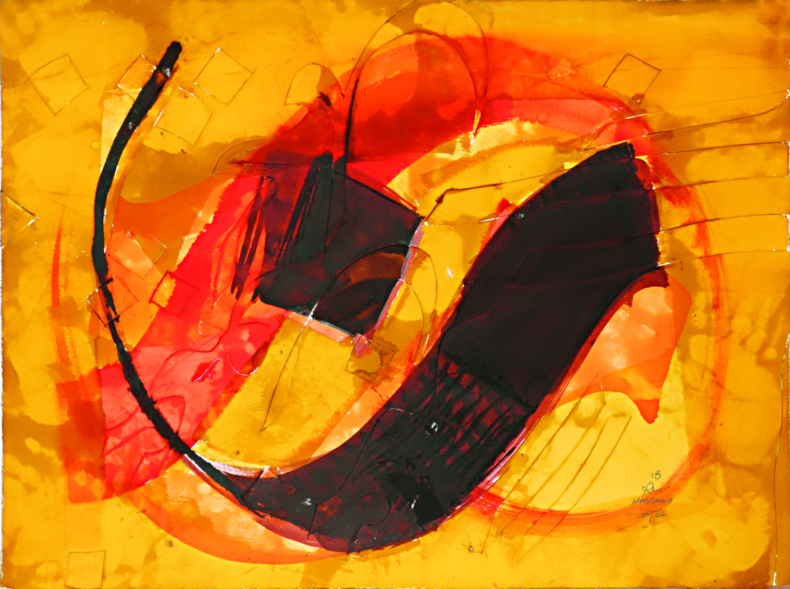 Untitled by renowned Qatari artist Ali Hassan